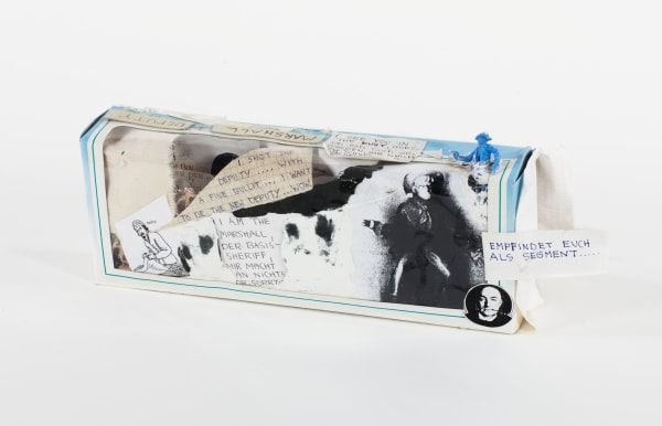Jonathan Meese Untitled, 1994-1995 mixed media 6 x 15 3/4 x 7 in (15 x 40 x 18 cm)