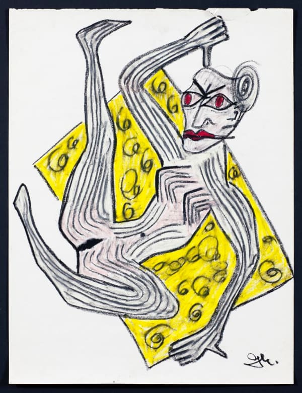 Jonathan Meese, Das Ballettmädchen, 1992