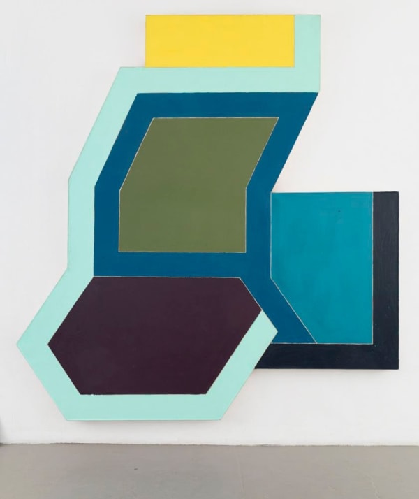 Frank Stella Sunapee I, 1966 Alkyd and epoxy on shaped canvas 127 1/2 x 120 in 323.9 x 304.8 cm