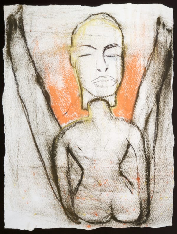 Francesco Clemente Drawing for Sculpture XLI, 1983-84 pastel on paper 20 x 15 in (50.8 x 38.1 cm)