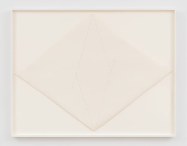 Dorothea Rockburne Inverse # 4, 1974 pen on paper 29 1/8 x 39 3/8 in (74 x 100 cm) framed: 32 1/2 x 42 in (82.5 x 106.7 cm)