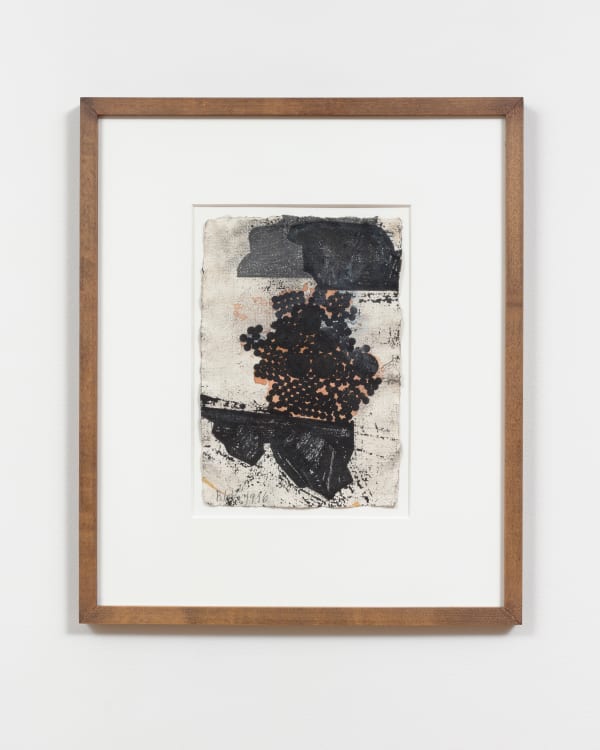 Barry Le Va Study for a Bunker Sculpture, 1996 ink, graphite, and wash on paper 14 x 9 1/4 in (35.6 x 23.5 cm) framed: 25 3/8 x 21 3/8 in (64.5 x 54.3 cm)