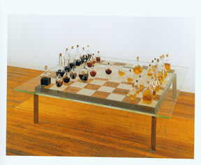 William Copley Untited (Breton Revisited), 1958-67 Glass, Metal, Mixed Media 60 x 60 x 26 inches 152.4 x 152.4 x 66 cm