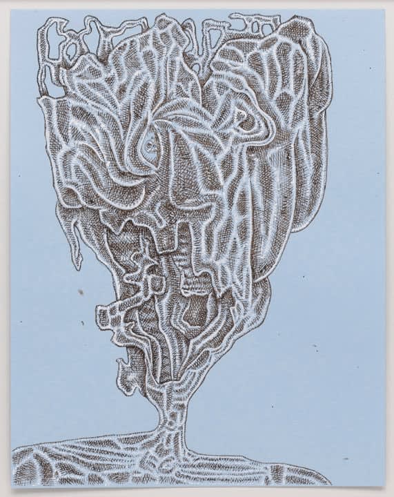 James Siena, Decaying Old Man, 2008