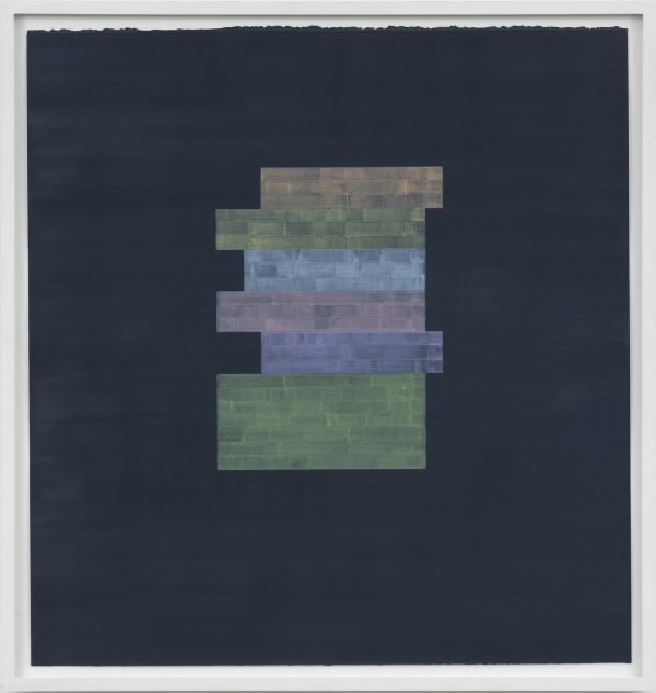 Julia Fish, Study for Threshold — Plan, excerpt/s : sleepwalker [ spectrum stack, west to east when west is green ], 2017