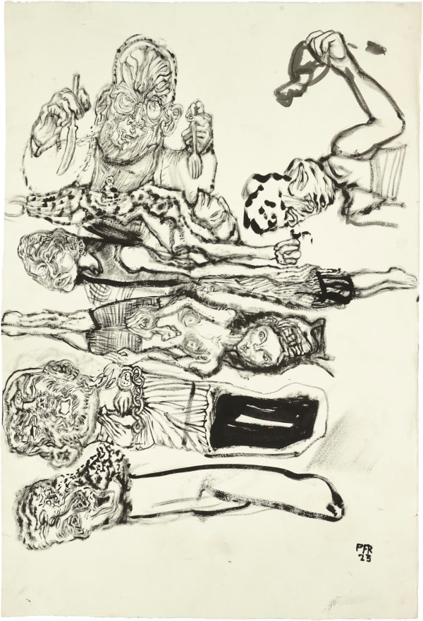 Erwin Pfrang, Ohne Titel (zu: Menschen sind essbar) (Untitled (to: People are Edible)), 2023