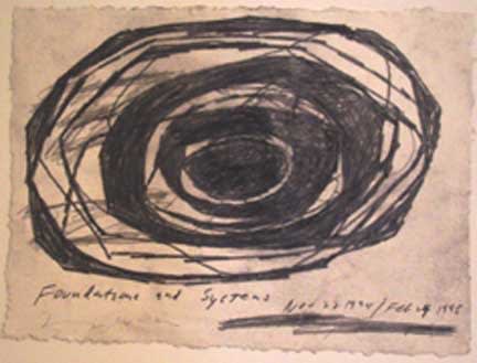 Terry Winters Foundations and Systems, 1995 graphite on paper 10 7/8 x 14 3/4 inches 27.6 x 37.5 cm