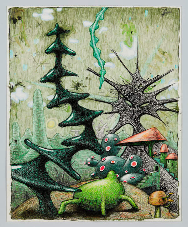Alexander Ross Untitled, 2012 ink, graphite and colored pencil on paper 27 x 22 1/2 in 68.6 x 57.2 cm