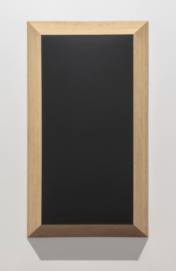 Richard Artschwager Untitled (For the Black Beauty), 1983 formica on wood 47 x 26 1/4 x 6 in 119.4 x 66.7 x 15.2 cm