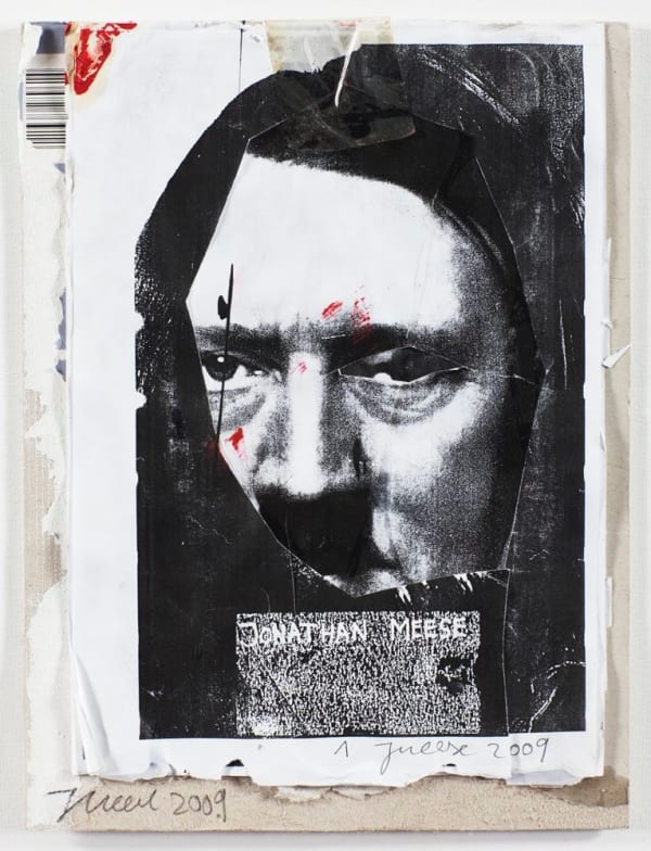 Jonathan Meese Untitled, 2009 cut-and-pasted printed paper on paper 12 5/8 x 9 1/2 in 32 x 24 cm