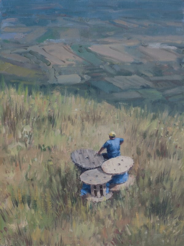 Serban Savu South, 2011 oil on canvas 15 3/4x 11 7/8 inches 40 x 30 cm