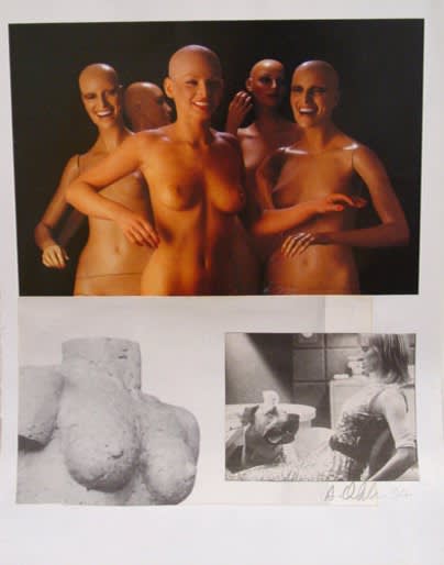 Albert Oehlen Untitled, 2004 cut-and-pasted printed paper on printed paper 11 3/4 x 9 in (29.8 x 22.9 cm)