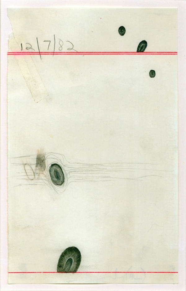 Carroll Dunham Untitled, 1982 pencil on paper 8 1/2 x 5 1/2 inches 21.6 x 14 cm