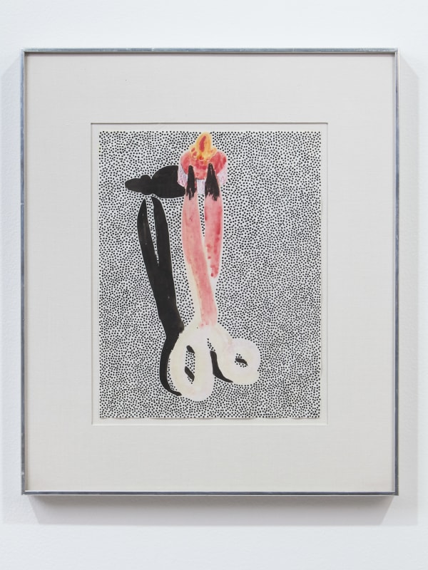 Lucas Samaras Untitled, 1968 ink on paper framed: 17 x 14 3/8 in (43.2 x 36.5 cm)