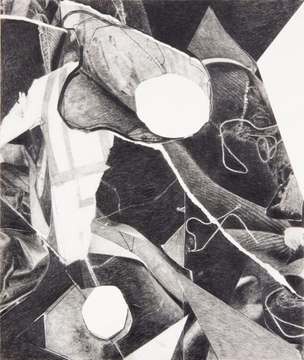 Neil Gall Blind, 2010 graphite on paper 15 1/16 x 12 11/16 in (38.3 x 32.2 cm)
