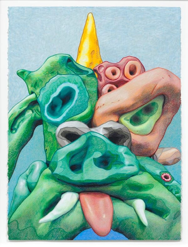 Alexander Ross Untitled, 2014 crayon on paper 30 1/8 x 22 3/8 in 76.5 x 56.8 cm