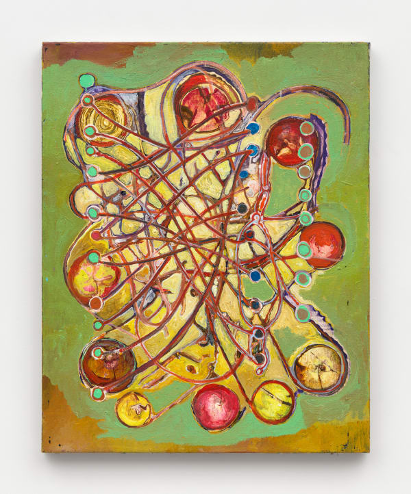 Steve DiBenedetto Particle Ashram, 2022-23 oil on linen 30 x 24 in (76.2 x 61 cm)