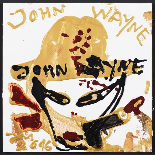 Jonathan Meese ERZMARSHALL VII, 2016 acrylic on paper 15 3/4 x 15 3/4 in 40 x 40 cm