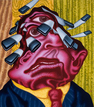 Peter Saul, Stuck, 2007