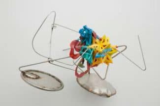 Frank Stella K.464, 2015 Elasto plastic and stainless steel 19 x 29 x 24 in 48.3 x 73.7 x 61 cm