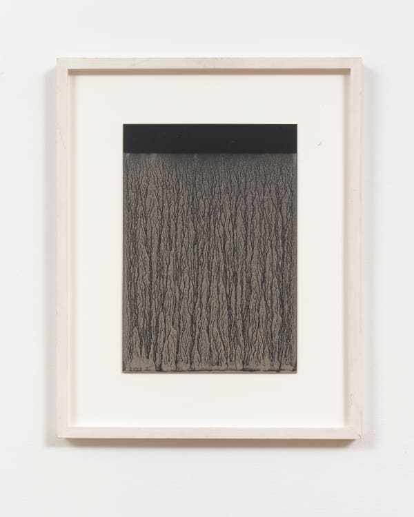 Richard Long Untitled, 2006 River Avon mud on cardboard 11 x 7 3/4 in (28.1 x 19.6 cm) framed: 17 x 14 in (43.2 x 35.6 cm)