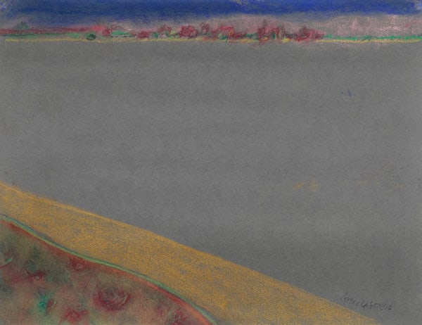 Richard Artschwager, Landscape on Gray Paper, 2010