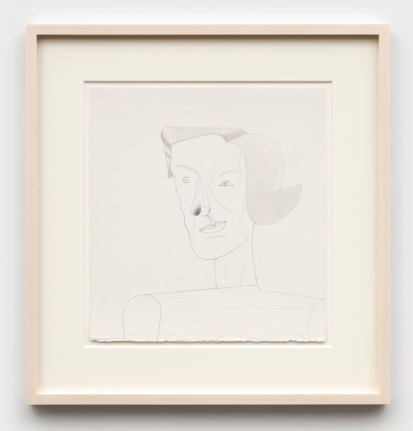 Jim Nutt Untitled, 2023 graphite on paper 15 x 14 in (38.1 x 35.6 cm) framed: 22 3/8 x 22 3/8 in (56.8 x 56.8 cm)