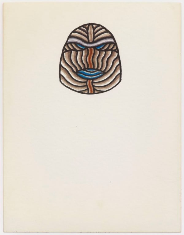 Ray Yoshida Untitled, c. 1972 ink on paper 15 3/4 x 12 in (40 x 30.5 cm) framed: 20 5/8 x 16 3/4 in (52.2 x 42.5 cm)