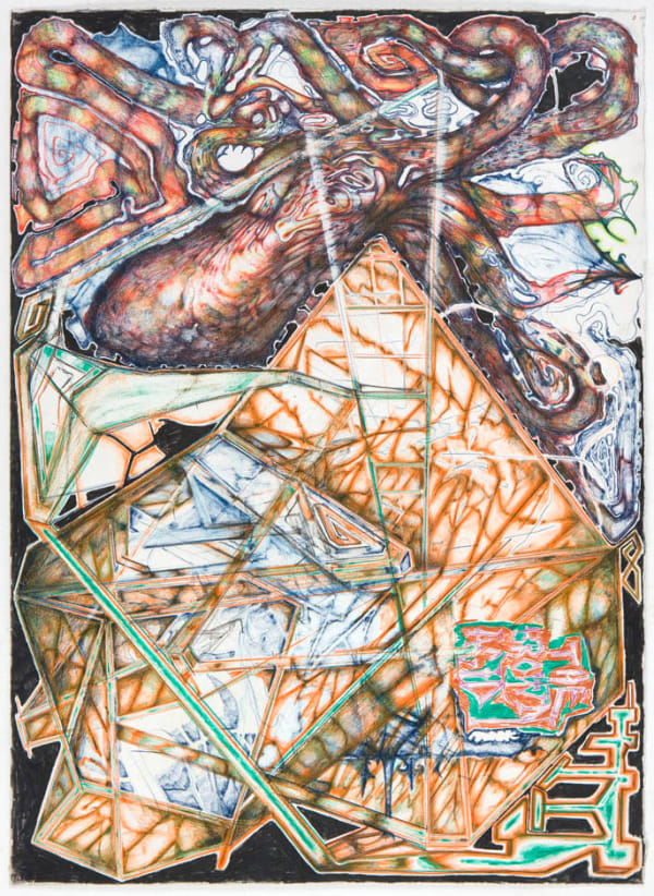 Steve DiBenedetto Untitled, 2010 colored pencil on paper 30 1/4 x 22 1/8 inches 76.8 x 56.2 cm