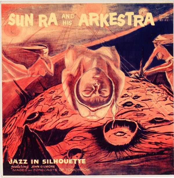 Sun Ra Jazz in Silhouette, c. 1960 offset print on paper 12 1/4 x 12 1/4 in 31.1 x 31.1 cm