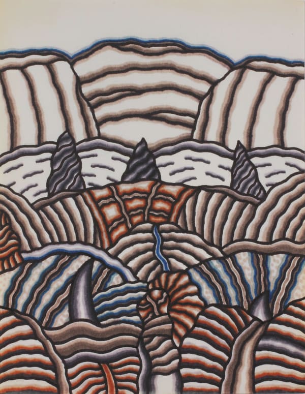 Ray Yoshida Untitled, c. 1972 felt-tipped colored pen on paper 11 x 8 1/2 in 27.9 x 21.6 cm