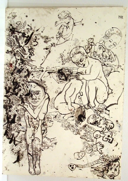 Erwin Pfrang Untitled, 2004 - 2005 india ink on paper 27 3/4 x 19 3/4 inches 70.4 x 49.9 cm