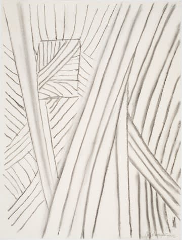 Richard Artschwager Study for "Abstract" Painting, 2002 charcoal on paper 25 x 19 inches 63.5 x 48.3 cm