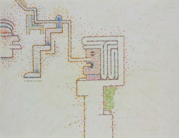 Ray Yoshida Untitled, c. 1980 colored pencil on paper 8 1/2 x 11 in (21.6 x 27.9 cm)