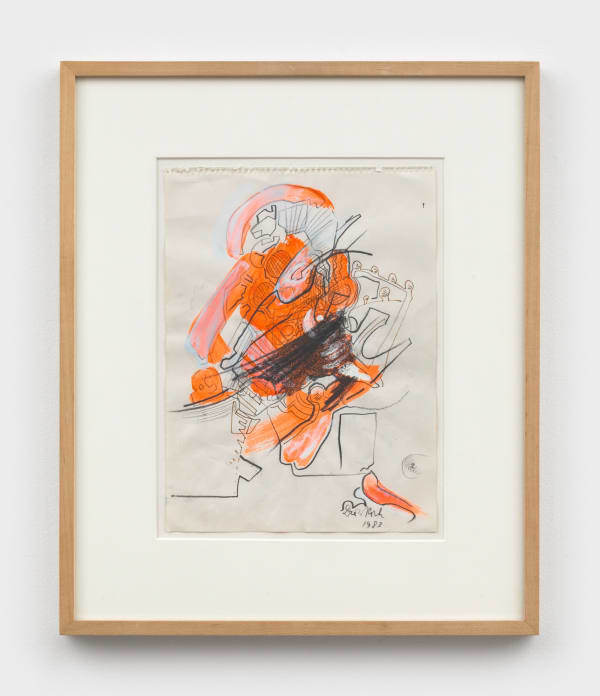Dieter Roth Untitled, 1983 gouache and graphite on paper 12 3/4 x 9 1/2 in (32.4 x 24.1 cm)