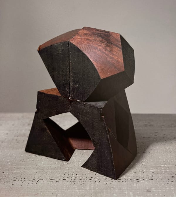 Mel Kendrick Untitled, 2003 walnut 8 1/4 x 5 1/2 x 7 1/8 in (21 x 14 x 18 cm)