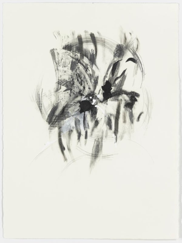 Wardell Milan In Memoriam IV, 2015 graphite, charcoal, ink on paper 30 x 22 in (76.2 x 55.9 cm)