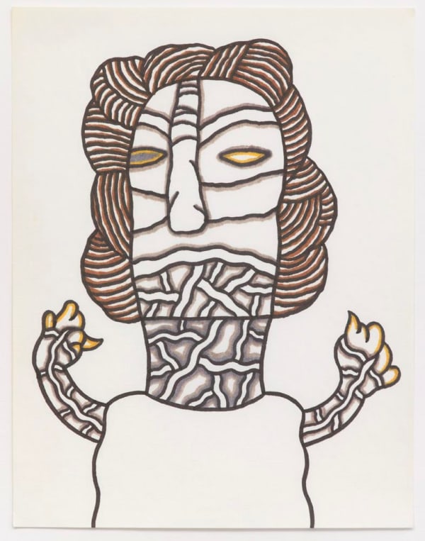 Ray Yoshida Untitled, c. 1972 felt-tipped colored pen on paper 11 x 8 1/2 in 27.9 x 21.6 cm