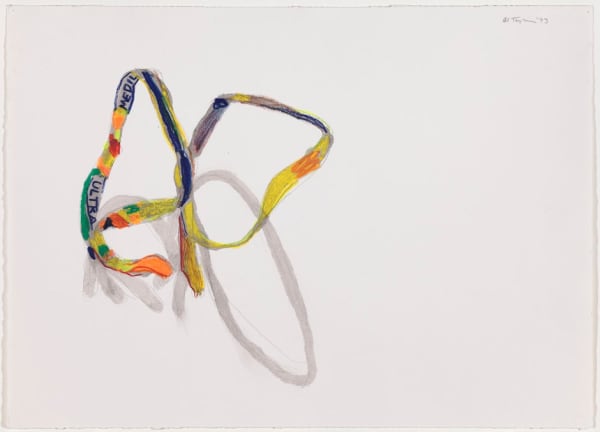 Al Taylor Untitled, 1993 china marker and gouache on paper 16 x 22 1/4 inches 41 x 56.7 cm