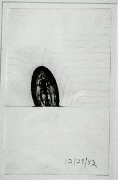 Carroll Dunham Untitled, 1982 pencil on paper 8 1/4 x 5 1/3 inches 21 x 13.5 cm