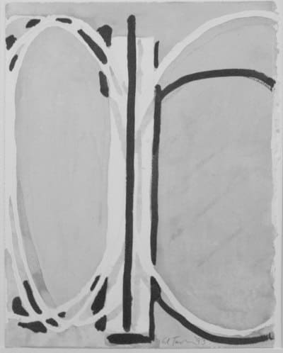 Al Taylor Hinged Hulas, 1993 pencil, gouache and correction fluid on paper 14 1/4 x 11 inches 36.1 x 28 cm