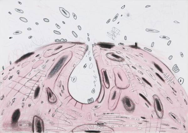 Carroll Dunham, Pink Mound with Cavity, 1993