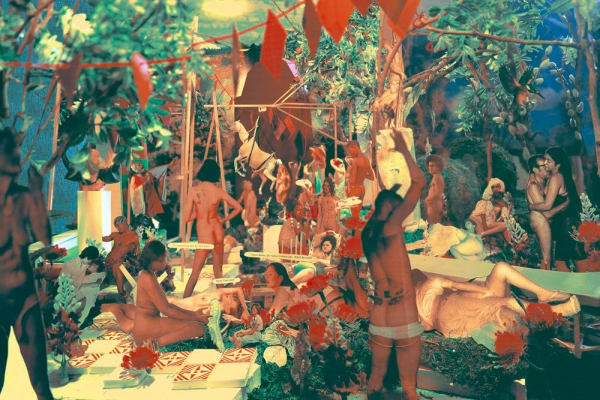 Wardell Milan The Inauguration of St. Valentine's Day, 2015 digital C-print, mounted on sintra 48 x 72 in 121.9 x 182.9 cm 2 AP