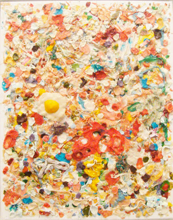 Dan Colen, Scrambled or Fried, 2008