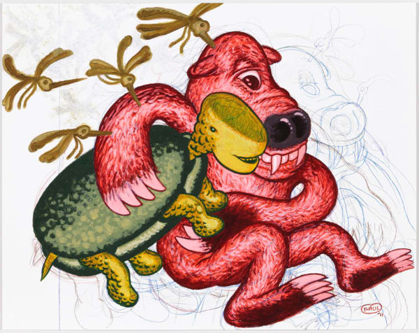 PETER SAUL - Two Friends on the Mosquito Coast, 2011