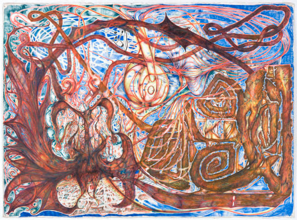 Steve DiBenedetto Untitled, 2010 colored pencil on paper 30 1/4 x 22 1/2 in (76.8 x 57.2 cm)