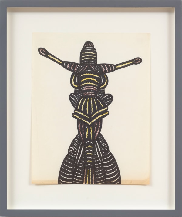 Ray Yoshida Untitled, c. 1971-72 ink on paper 11 x 8 1/2 in (27.9 x 21.6 cm) framed: 15 5/8 x 13 1/8 in (39.7 x 33.3 cm)