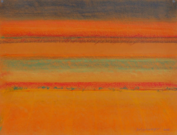 Richard Artschwager Desert Sun, 2012 pastel on paper 19 3/4 x 25 1/2 in (50.2 x 64.8 cm) framed: 28 3/4 x 34 5/8 in (73 x 87.9 cm)