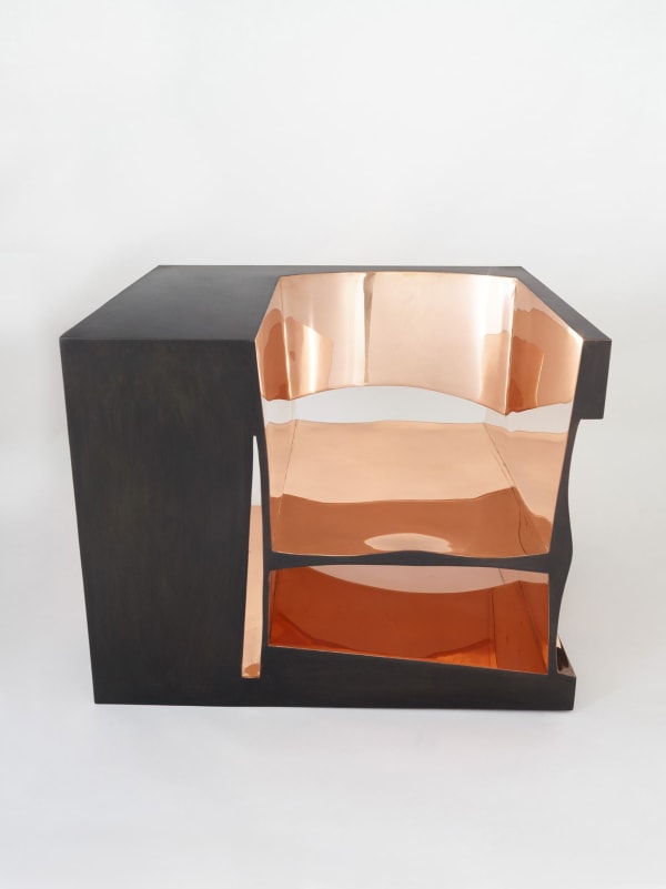 Ron Arad 2RNot, 1992 polished and patinated copper 24 x 30 x 24 in (61 x 76.2 x 61 cm) 5 AP