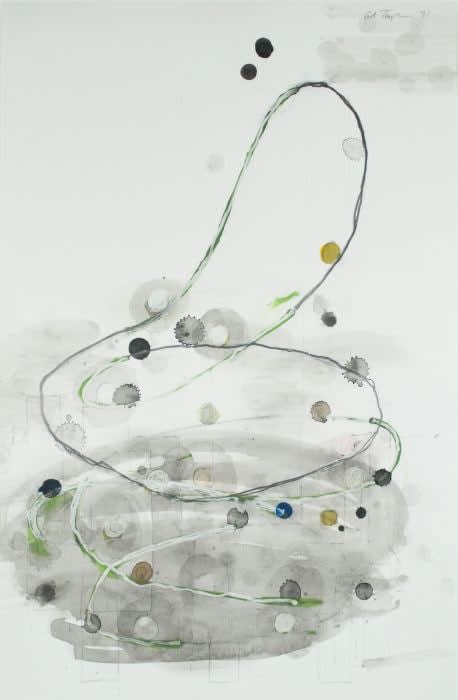 Al Taylor Jam, 1991 graphite, gouache, aquarelle, tippex on paper 20 x 13 in 50.8 x 33 cm